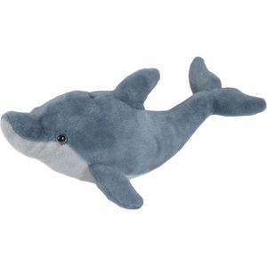 Pluche dieren knuffels dolfijn van  30 cm - Knuffeldieren speelgoed