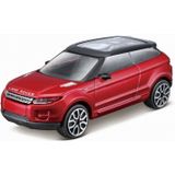 Bburago modelauto/speelgoedauto Land Rover LRX/Evoque - rood - schaal 1:43/10 x 3 x 3 cm