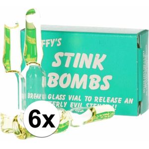 Stinkbommen fopartikelen 6 stuks