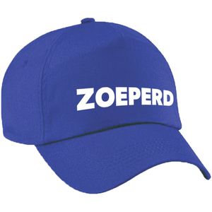 Zoeperd pet blauw Achterhoek festival cap voor volwassenen - festival accessoire