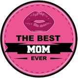 60x Moederdag bierviltjes - the best mom ever - roze - onderzetters voor mama haar verjaardag - feestversiering / tafelversiering