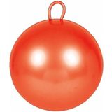 2x stuks skippyballen voor kinderen blauw en rood 60 cm - Zomer buiten speelgoed