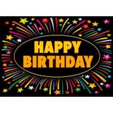 Verjaardagscadeau eenhoorn Ty Beanie knuffel 24 cm + gratis verjaardagskaart
