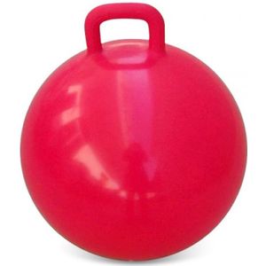 Skippybal rood 60 cm voor kinderen - Skippyballen buitenspeelgoed voor jongens/meisjes