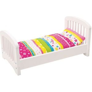 Goki | Houten poppenbed - Susibelle (incl. beddengoed)