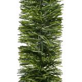 8x Kerstslingers dennenslingers groen 270 cm - Guirlande folie lametta - Groene kerstboom versieringen