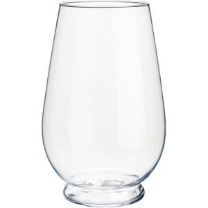 Bloemenvaas van Glas 18 X 29 cm - Glazen Transparante Cilinder Vazen