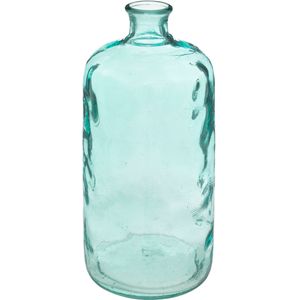 Atmosphera bloemenvaas Colmar - Apotheker Fles model - transparant - gerecycled glas - H42 x D19 cm