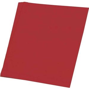 100 vellen rood A4 hobby papier - Hobbymateriaal - Knutselen met papier - Knutselpapier