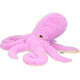 Pluche Kleine Knuffel Zeedieren Inktvis/Octopus van 33 cm - Speelgoed Beesten Uit de Soft Serie