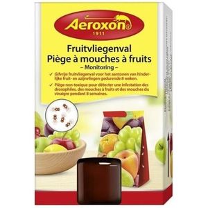 Aeroxon fruitvliegenval 40 ml - Fruitvliegjes vangers - Insectenbestrijding