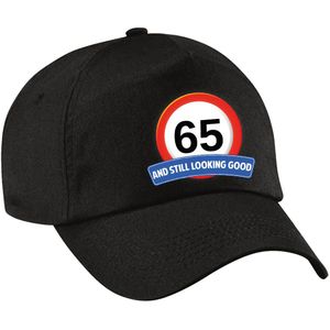 65 and still looking good pet / cap zwart voor dames en heren - 65 jaar - baseball cap - verjaardagscadeau petten / caps