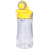 B-Home Waterfles / drinkfles / sportfles Aquamania - geel- 530 ml - kunststof - bpa vrij - lekvrij - Stijlvolle fles