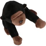 Pluche Knuffel Dieren Gorilla Aap van 16 cm - Speelgoed Apen Knuffels - Cadeau Voor Jongens/Meisjes