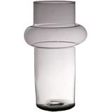 Hakbijl Glass Bloemenvaas Luna - transparant - eco glas - D19 x H30 cm - cilinder vaas