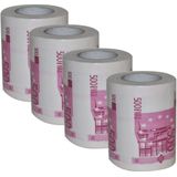 4x Rollen 500 euro toiletpapier