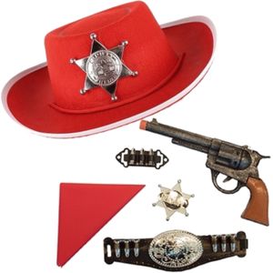 Cowboy verkleedset voor kinderen met cowboyhoed - Carnaval verkleden - Accessoires