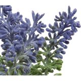 Kaemingk Kunstplant - lavendel - paars - 17 cm - in zwarte pot - lavandula