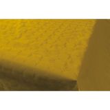 Goudgeel papieren tafellaken/tafelkleed 800 x 118 cm op rol - Gele thema tafeldecoratie versieringen