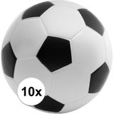 10x Anti-stressbal wereldbol 6,5 cm - Stressballen - Anti-stress