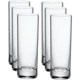12x Longdrinkglazen 28,7 cl -287 ml - Longdrink glazen - Water/sap/frisdrank - Longdrink glazen van glas