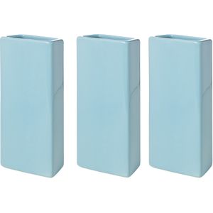 3x Blauwe/turqoise radiator luchtbevochtigers 21 cm - verdampers