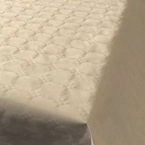 2x Beige papieren tafellaken/tafelkleed 800 x 118 cm op rol - Beige thema tafeldecoratie versieringen