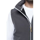 Softshell zomer vest/bodywamer antraciet grijs voor heren - Herenkleding/dunne jassen - Mouwloze outdoor vesten