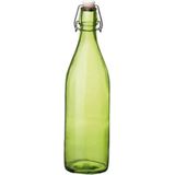 Groene fles met vergif met beugeldop