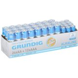 144x Grundig R06 AA en LR03 AAA batterijen 1.5 volt - Voordeelpak batterijen