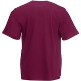 Grote maten basic bordeaux rode t-shirt voor heren - voordelige katoenen shirts - Regular fit