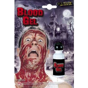 Set van 2x stuks flesje horror nepbloed gel 28 ml - Halloween verkleed accessoires/filmbloed