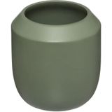 5Five WC-/toiletborstels met houder kaki groen polyresin 39 cm - Set 2x