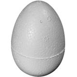 40x stuks Piepschuim vormen eieren van 10 cm - zelf paaseieren maken hobby artikelen knutselen