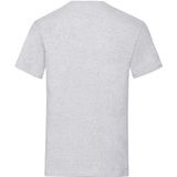 Set van 2x stuks t-shirts grijs heren - Ronde hals - 195 g/m2 - Ondershirt/shirt - Voor mannen, maat: XL (EU 54)