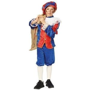 Faram Party - Pieten verkleed pak - rood/blauw - voor kinderen