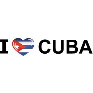 I Love Cuba sticker