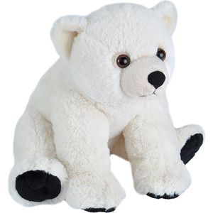 Pluche dieren knuffels ijsbeer van 30 cm - Knuffeldieren speelgoed