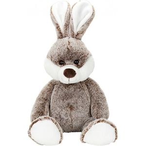 Pluche Bruine Konijn/Haas Knuffel 22 cm - Paashaas Knuffeldieren - Speelgoed Voor Kind