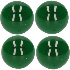4x stuks knikker groen 6 cm - Bonken - Mega grote knikkers speelgoed