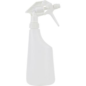 1x Plantenspuiten/waterspuiten 0,6 liter transparant - Waterverstuivers/watersproeiers - Desinfectiespray houder - Plantenverzorging