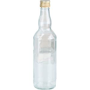 Glazen fles met schroefdop 500 ml - Glasflessen / flessen met schoefdoppen