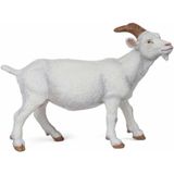 Papo -  Set van 2x stuks speelgoed dieren figuur witte geiten 9 cm