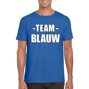 Sportdag team blauw shirt heren