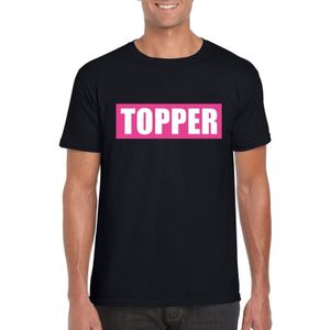 T-shirt Topper zwart voor heren