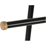Items Kledingrek Dressboy - Colbert/jas/broek hanger - staand - metaal/hout - zwart - 46 x 28 x 105 cm - kledinghangers