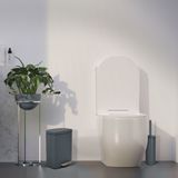 Spirella Pedaalemmer Venice - donkergrijs - 5 liter - metaal - L21 x H30 cm - soft-close - toilet/badkamer