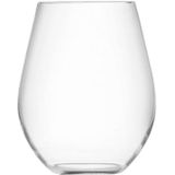Excellent Houseware Drinkglas - 1x - transparant - kunststof - 515 ml