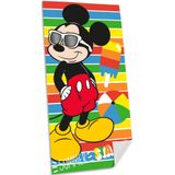 Disney Mickey Mouse Set bad cape/poncho en strand/badlaken - voor kinderen