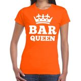 Oranje Bar Queen shirt dames - Oranje Koningsdag kleding